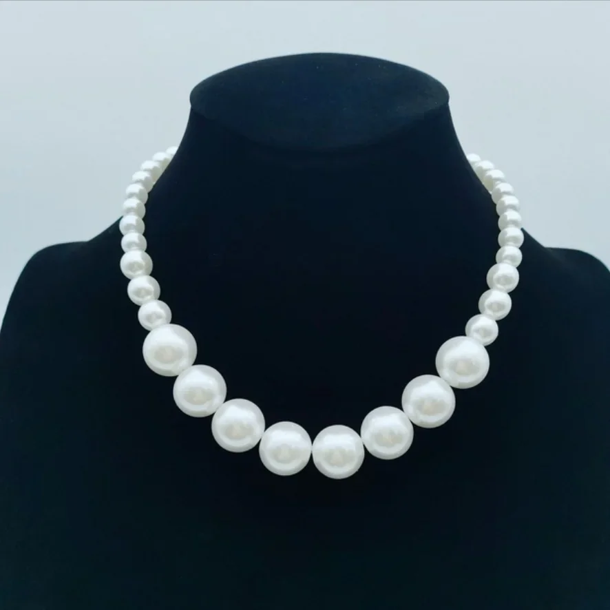 

НОВОЕ ОЖЕРЕЛЬЕ С НАТУРАЛЬНЫМ КУЛЬТИРНЫМ БЕЛЫМ ЖЕМЧУГОМ 9–10 ММ 17 ДЮЙМОВ