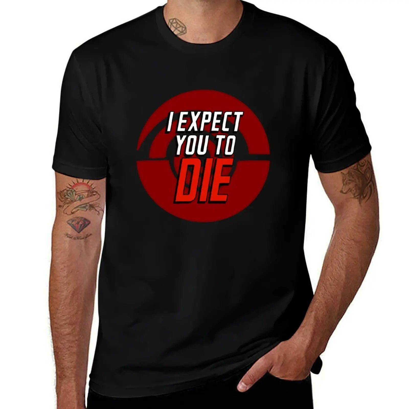 I Expect You to Die Logo - IEYTD T-Shirt Summer Casual Loose T-Shirt