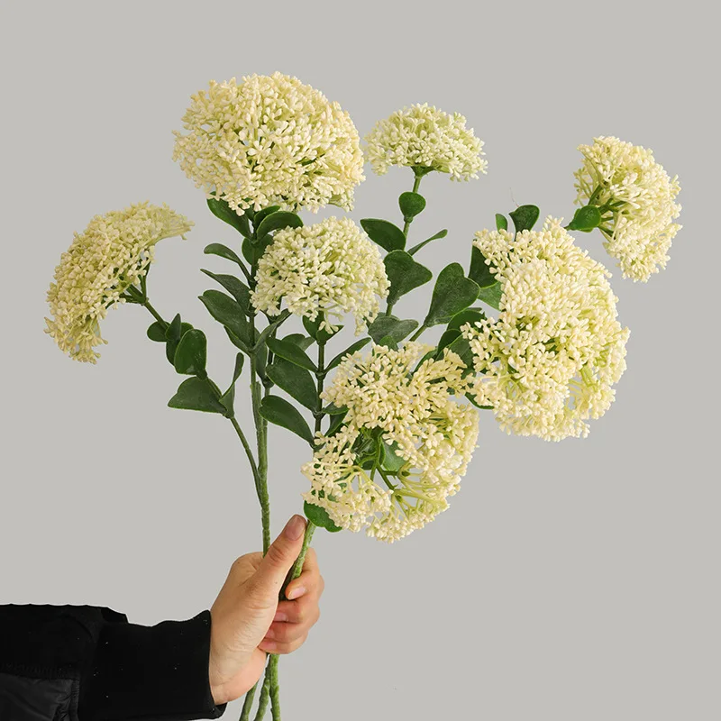 زهور الكوبية الاصطناعية حفل زفاف ديكور المنزل غرفة المنزل الجدول الديكور هدية F1270 #5