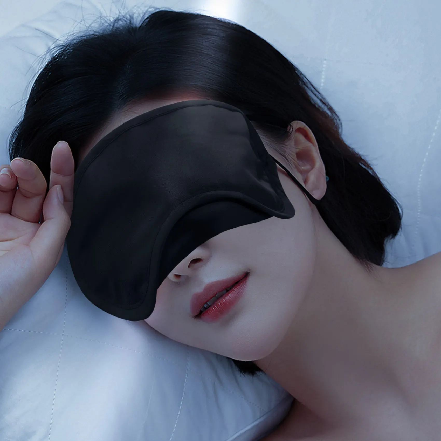 A62T-Sleep aid Eye Mask Blindfold Comfortable Sleeping Mask Rest Relax ...