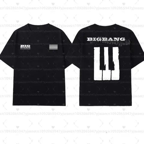 Bigbang 20th Anniversary Concert T-Shirt G-Dragon fans Short Sleeve Unisex women Breathable Sweat Absorbent Comfortable t-shirt