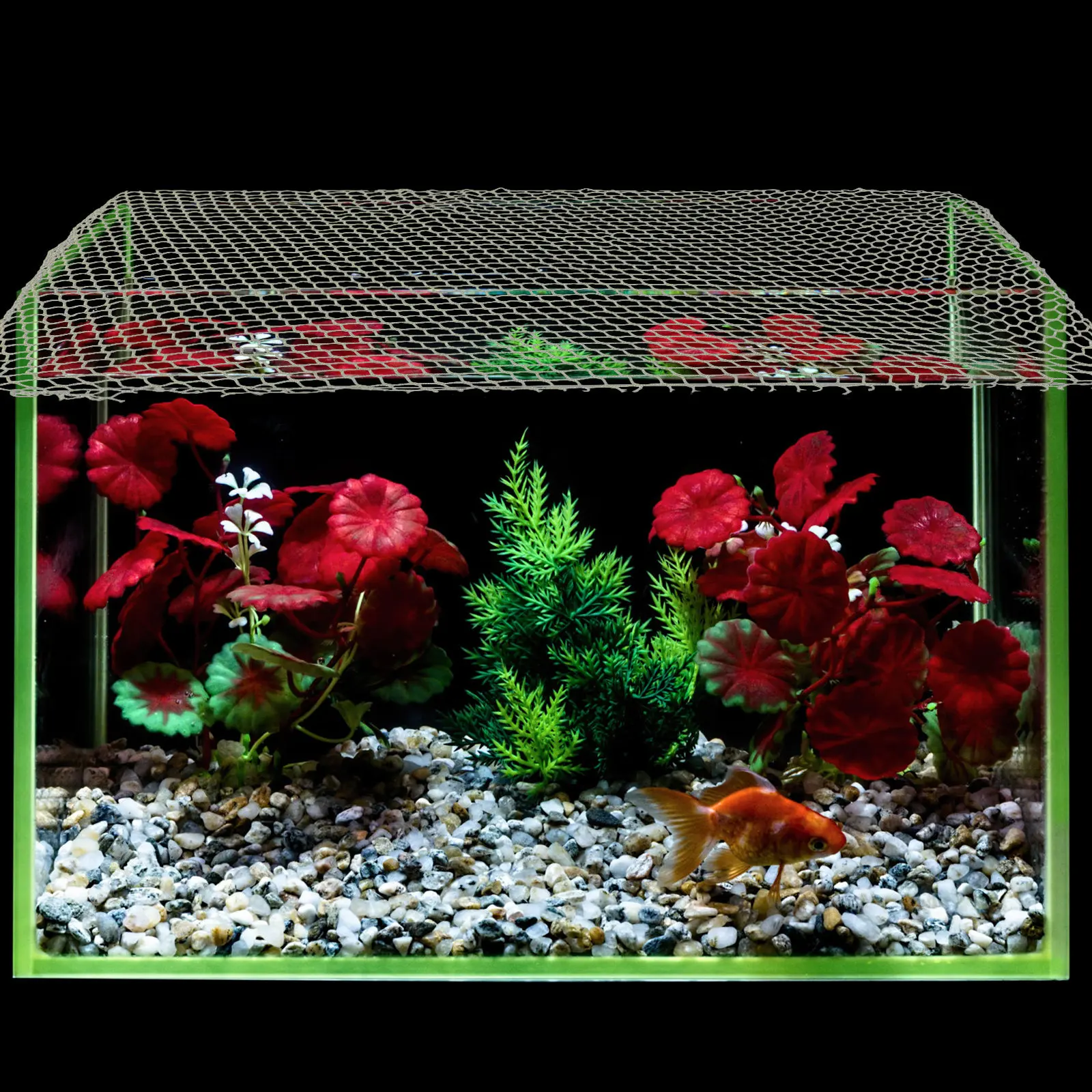 Aquarium Anti-Jumping Mesh Cov - Aquarium Fish Jumping recensie en prijs