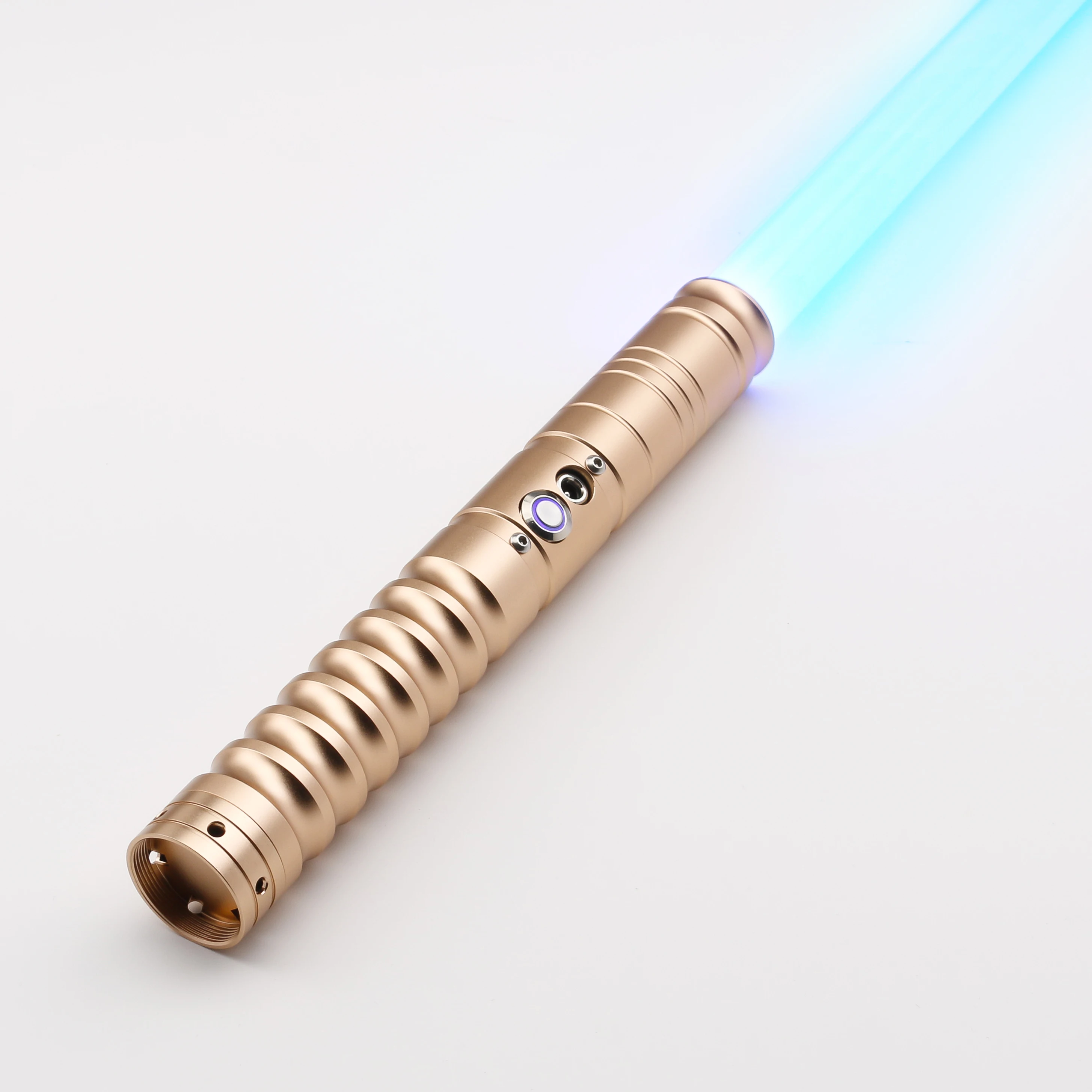 

TXQSABER A10 RGB Neopixel Lightsaber Heavy Dueling Laser Sword Smooth Swing Metal Hilt SD Card Bluetooth Cosplay