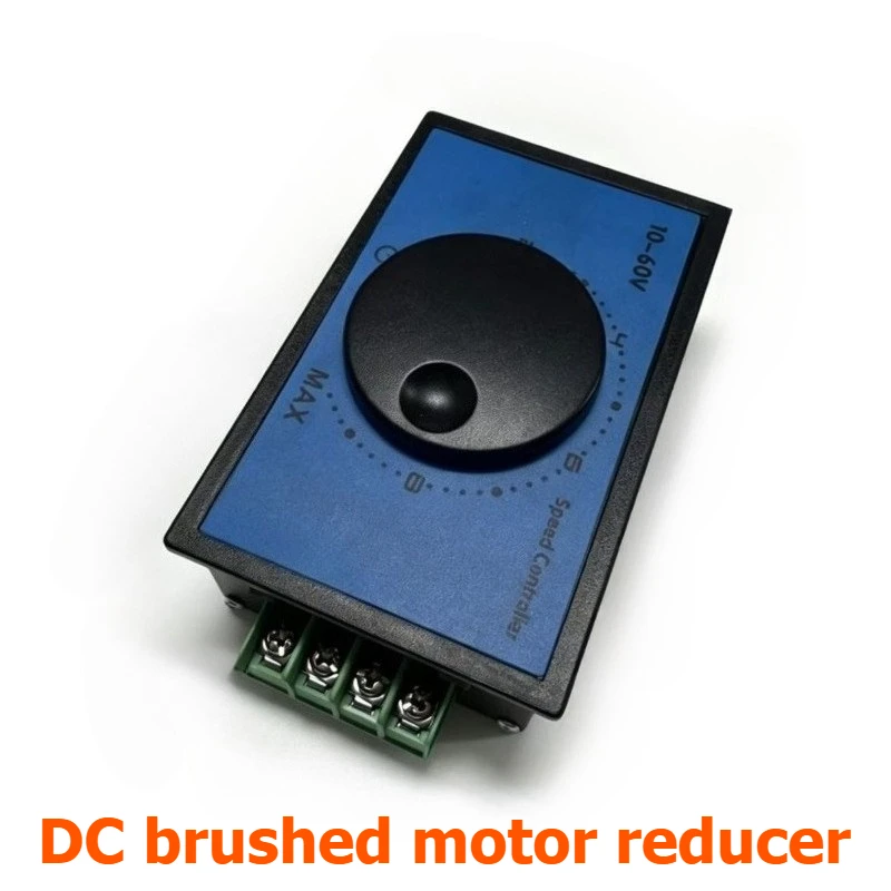Panel-type PWM DC motor speed controller, brushed reducer, infinitely variable speed module, 12V, 24V, 36V, 48V