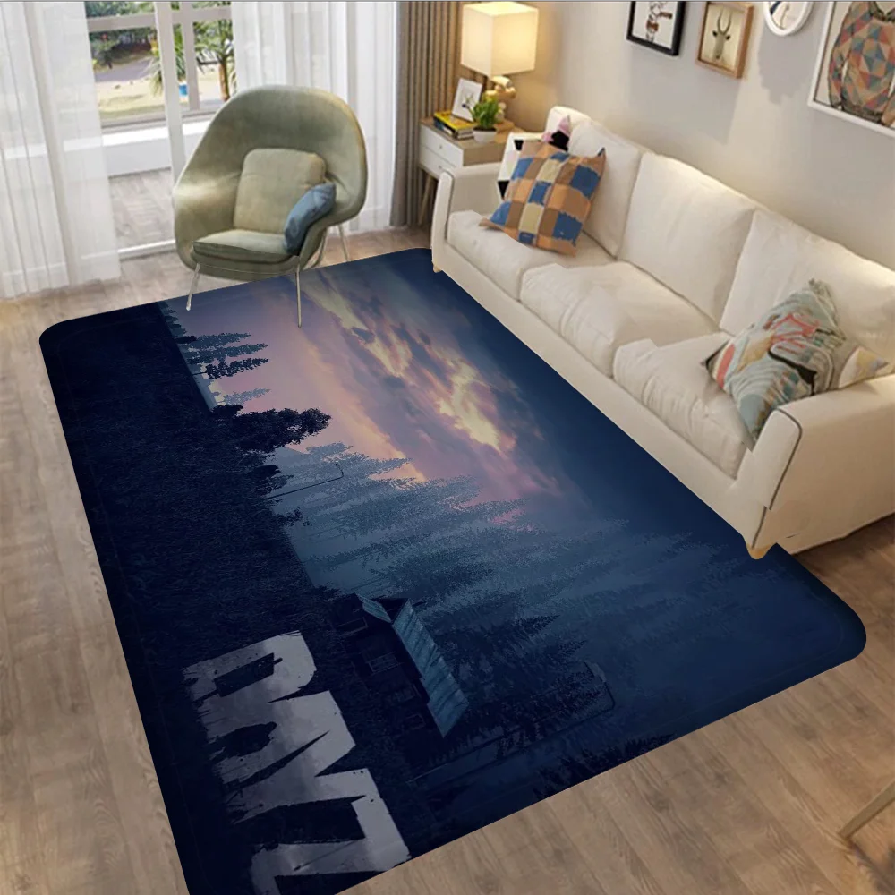 DayZ Zombie Game Floor Mat INS Style Soft Bedroom Floor House Laundry Room Mat Anti-skid Household Carpets