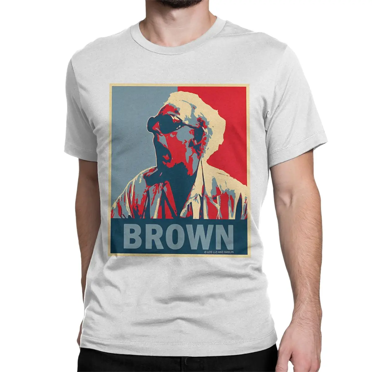 Novelty Back To The Future Doc Brown T-Shirt Men Women\'s Cotton T Shirts Classic Movie Series Short Sleeve Tees Summer Clothes