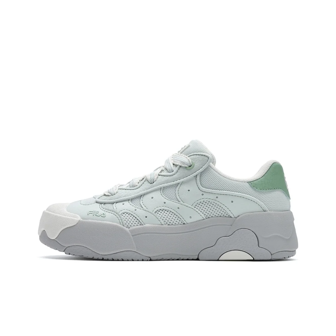 FILA OMELETTE Egg Bag Shoes Low top Skateboard Shoes Women's Shy Green F12W532207FBB