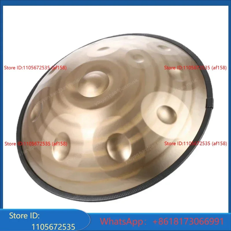 Steel Tongue Drum with D Major Handpan, Music Drum, Tambor, Beginner, Meditation Instrument, 9, 10, 12 Note, 22Inch, 440 HZ, 432