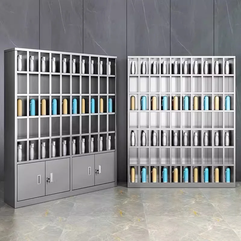 Water cup cabinet Factory unit workshop Staff lounge Locker Teacup rack