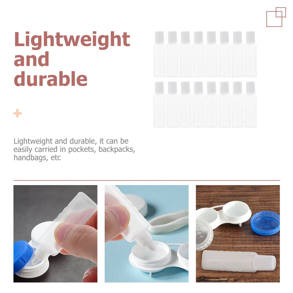 

30pcs Care Bottle 30Ml Portable Leak-Proof Mini Container For Travel Eye Drops Solution Storage Multi-Function