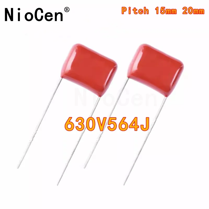 

（10PCS） 630V564J 0.56UF Pitch 15mm 20mm 560NF 630V 564 564J CBB Polypropylene film capacitor