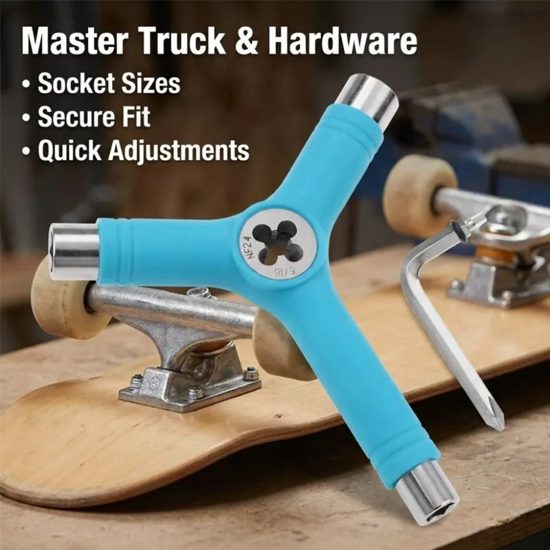 1PC Y-Type Allen Key L-Type Phillips Head Wrench Screwdriver Skateboard All In One Multi-Functional Y Skate Tools Accessory
