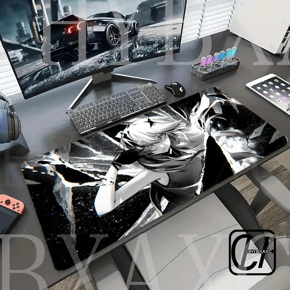 

Gamer Mouse Pad XXL Large HYBXAXC Mousepad Wallhack Frenzy Sora Rubber Mouse Mat Game Locking Edge Desk Pad Anime Keyboard Pad