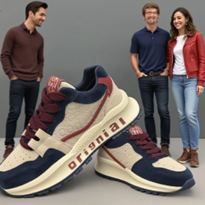 

Trendy Men Sneakers 2025 New Spring Versatile Men's Casual Sports Shoes Outdoor Anti Slip Trainers Athletic Sneakers