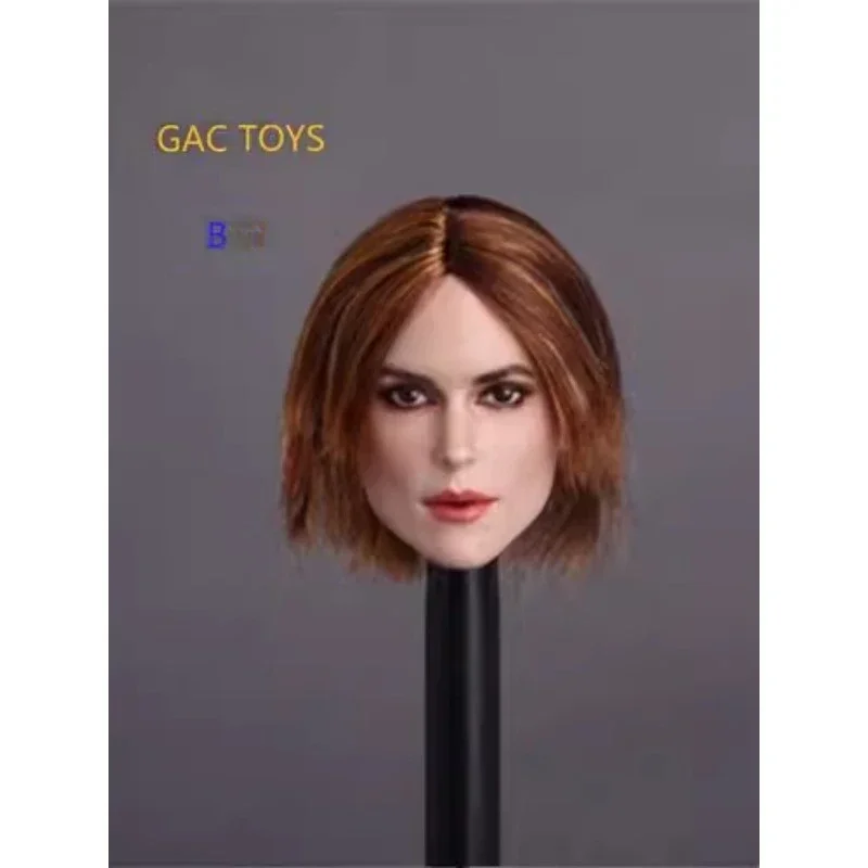 GC007 1/6 Scale Knightley Head Sculpt Carving European Actress Long Short Hair Model for 12