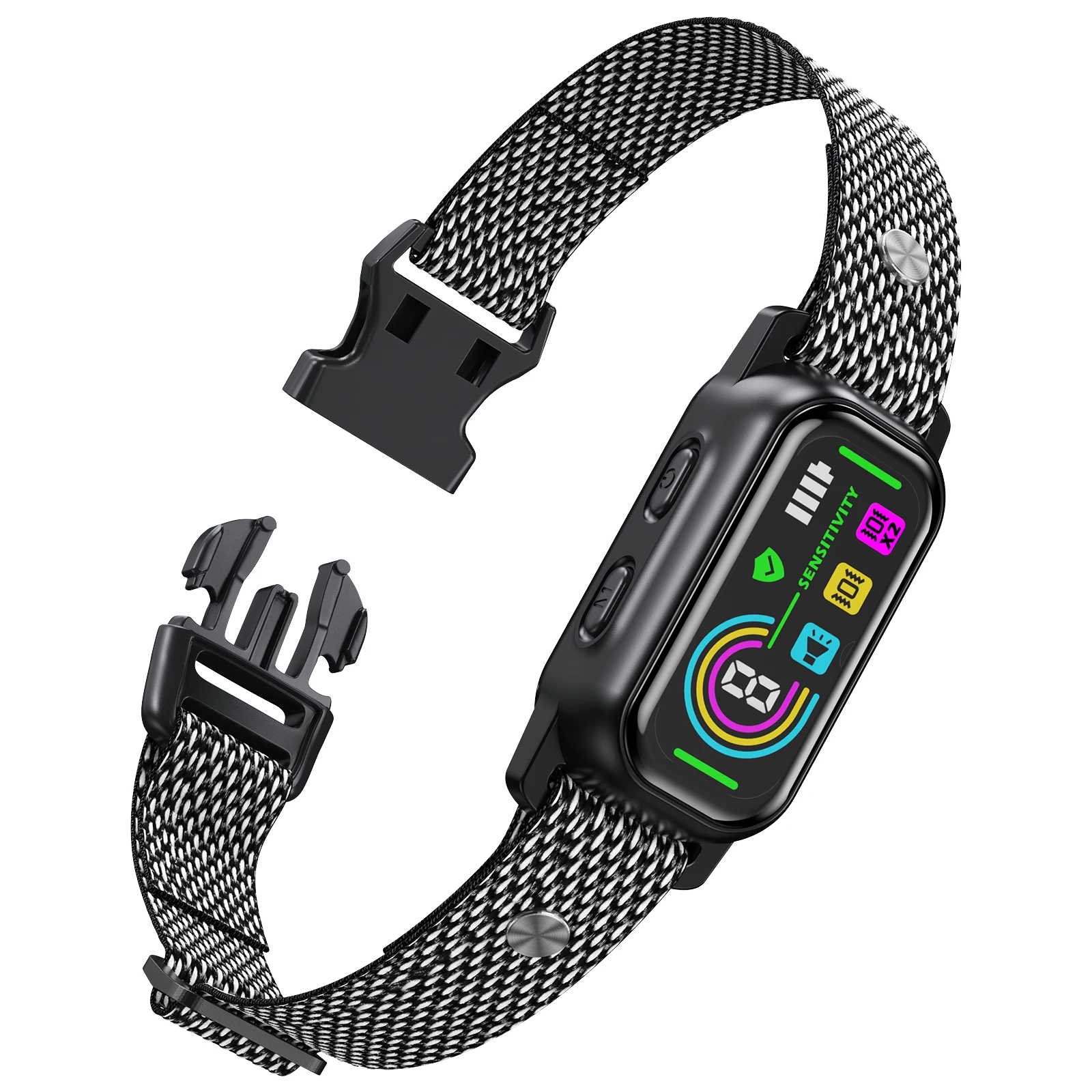 

Dog Bark Collar for Large Medium Small 8-150lbs Rechargeable Bark Training Collar with 8 Sensitivity 4 Modes IP67 Waterproof