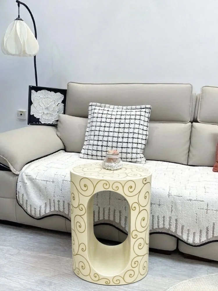 Nordic Art Hand-painted Coffee Table,Living Room,TV Cabinet, Sofa,Side Corner Tables, Several Metal Furniture
