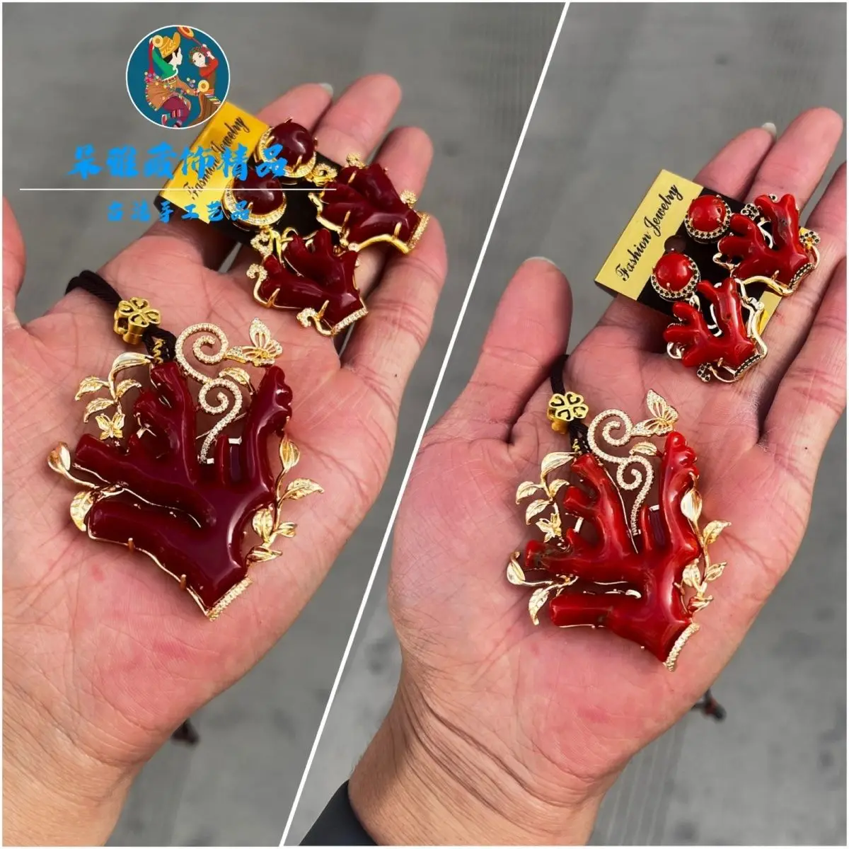 

Тибетский высококачественный набор аксессуаров в стиле ретро, новый темперамент, комплект из двух предметов