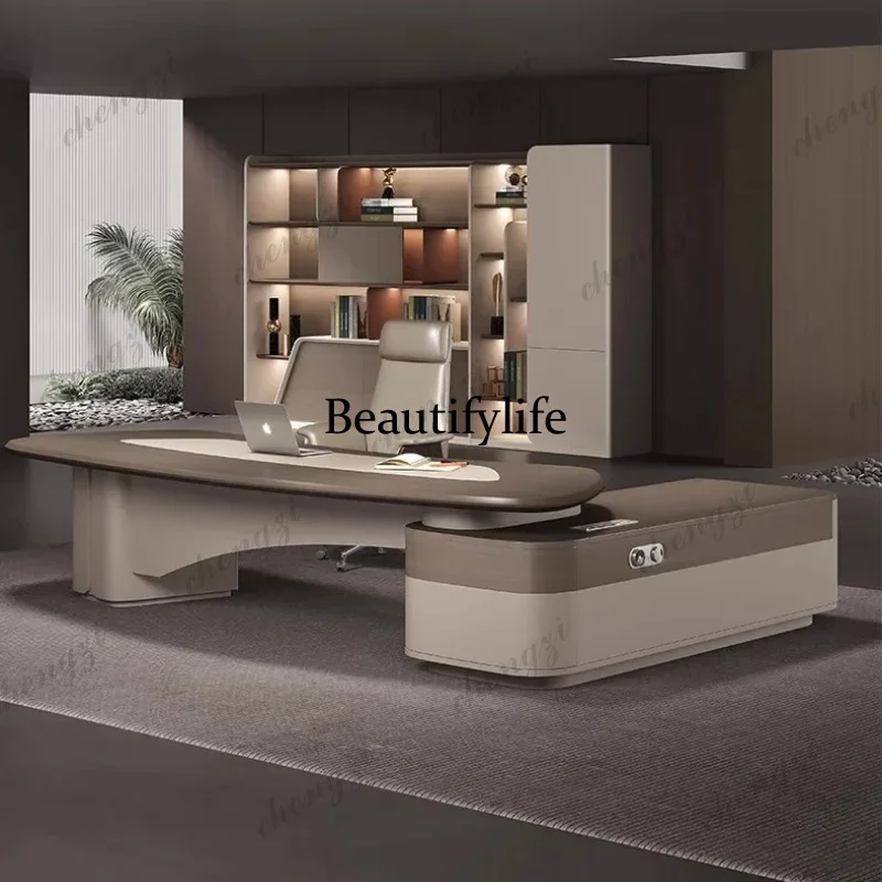 PPP  High Quality Modern Office Desk Chair L Shaped Organizer Design Computer Desks Conference Secretary Escritorio Office Furni