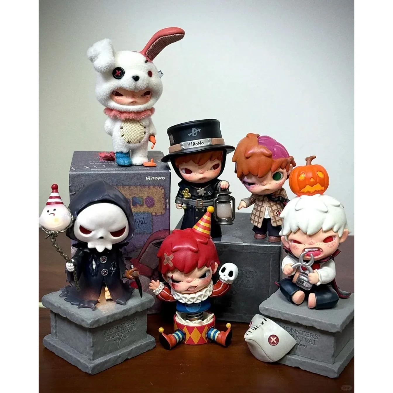 

New POP MART Hirono Little Wild Paradise Series Blind Box Toys Cute Anime Kawaii Anime Action Surprise Halloween Gifts