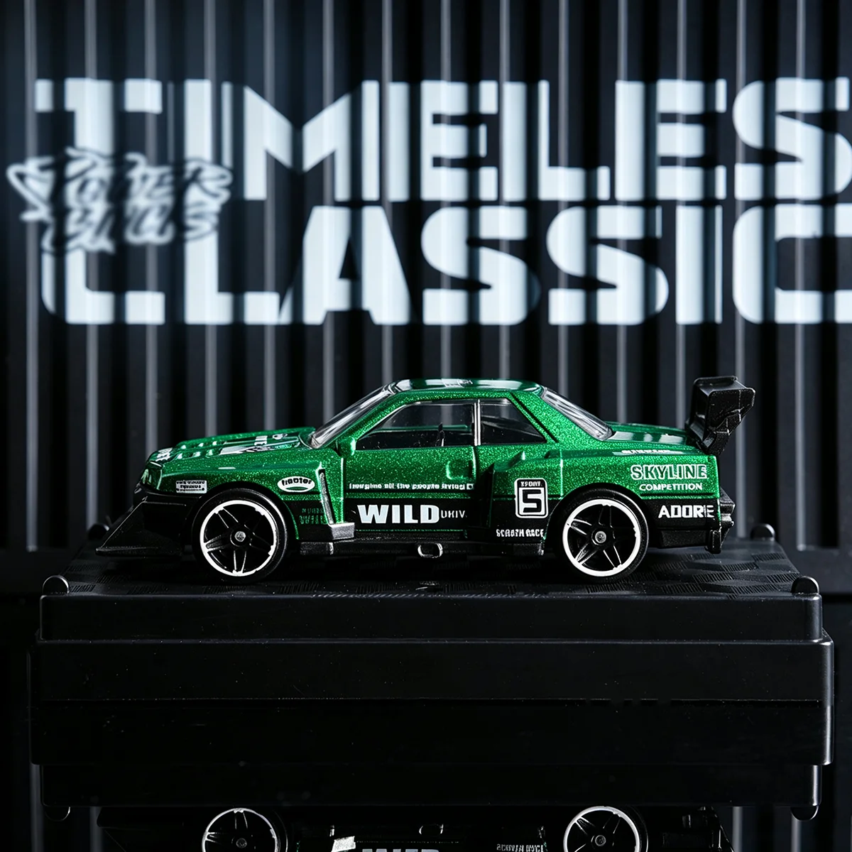 Skyline GT‑R R32 Racing Car, Super Silhouette Drift Coupe Replica, Diecast Alloy Vehicle Model, Collectible Ornament, Open‑Doors image 5