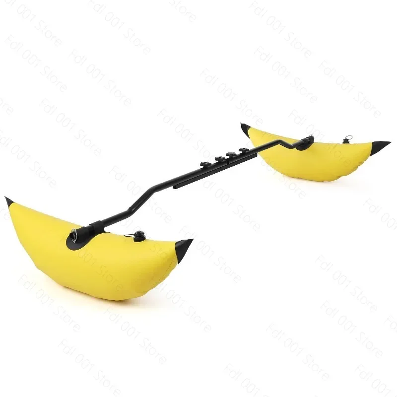 Inflatable Kayak with Balance Outriggers Pontoon Canoe for Water Rafting Paddling Fishing - Stable Boat Balancer for Kayak