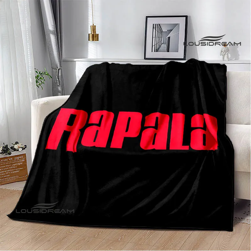 Rapala logo fishing enthusiast printed Blanket Warm Blanket Flannel Soft and Comfortable Home Travel Blankets Birthday Gift