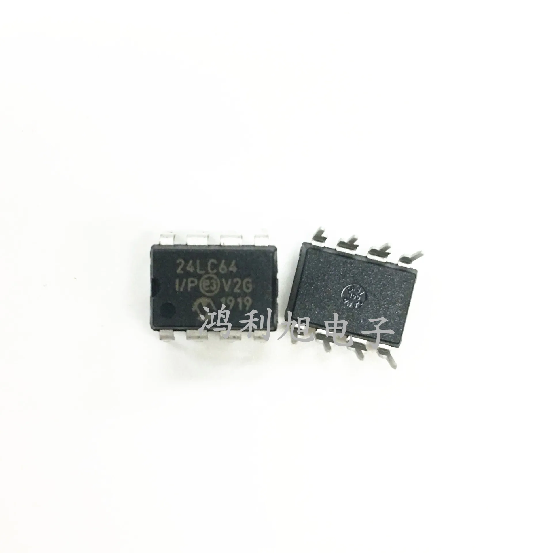 5PCS/Lot  24LC64-I/P 24LC64 IC EEPROM 64KBIT I2C 400KHZ 8DIP