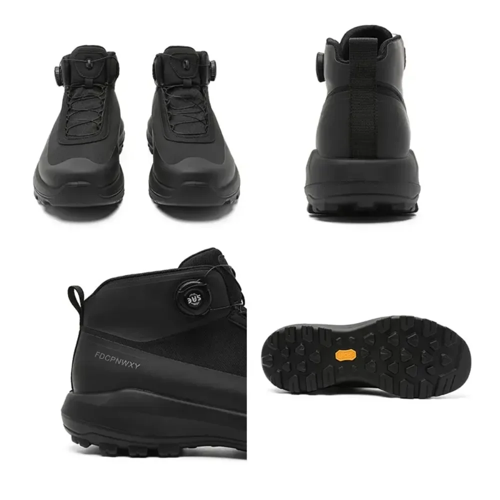 أحذية المشي لمسافات طويلة للرجال 2026 جديد الخريف شبكة تنفس أحذية رياضية كاجوال مع مشبك دوار الانزلاق على تسلق الجبال أبي الأحذية