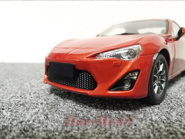 1/18 FAW For Toyota GT86 Sports Car Model Alloy Diecast Kids Toys Boys Birthday Gifts Hobby Display Collection Ornaments Orange