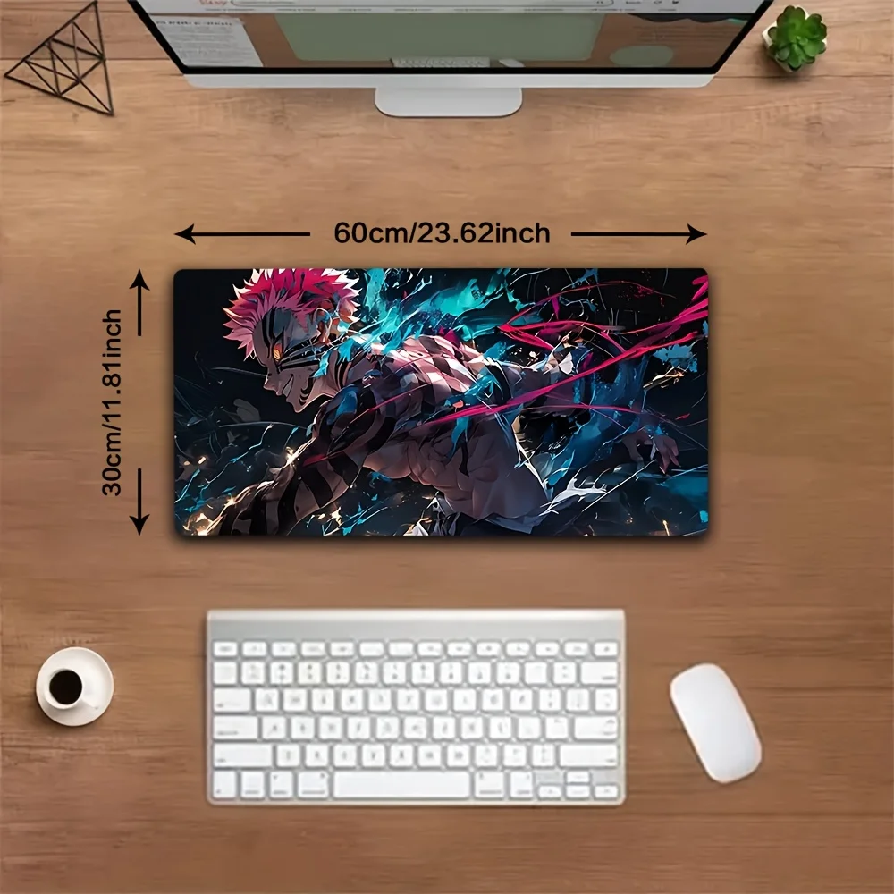 لوحة ماوس ألعاب A-Akaza-Gaming قطعة واحدة - قاعدة مطاطية غير قابلة للانزلاق، قابلة للغسل، ملحقات مكتبية، رائعة للمكتب والمدرسة والمنزل D