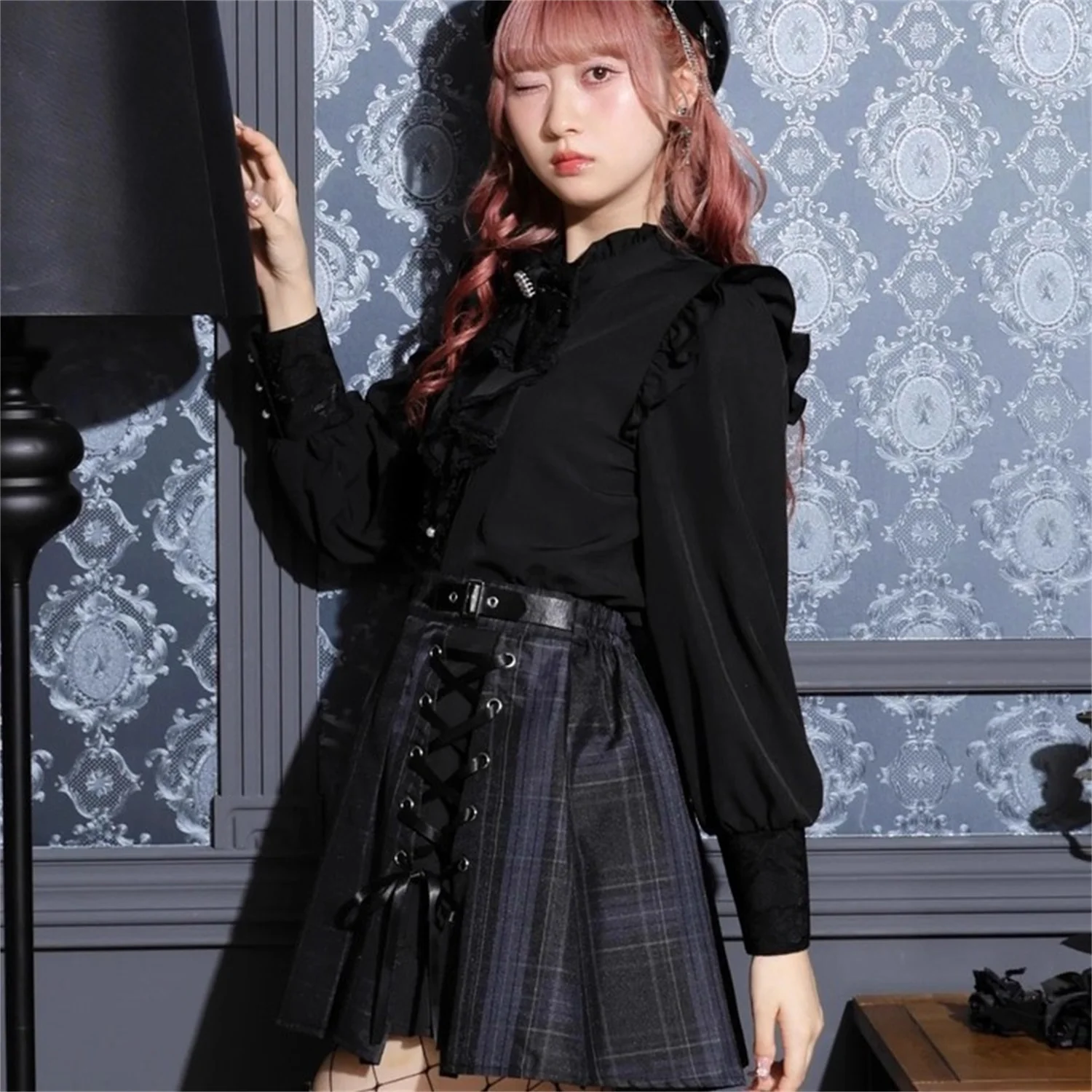 โนเอเมี่ยนี่ M3 กระโปรงยาวหวานน่ารักแบบใหม่ โบว์ถอดออกได้ ทรงตรง ผ้าโพลีเอสเตอร์ น้ำหนักเบาพิเศษ สำหรับฤดูร้อน