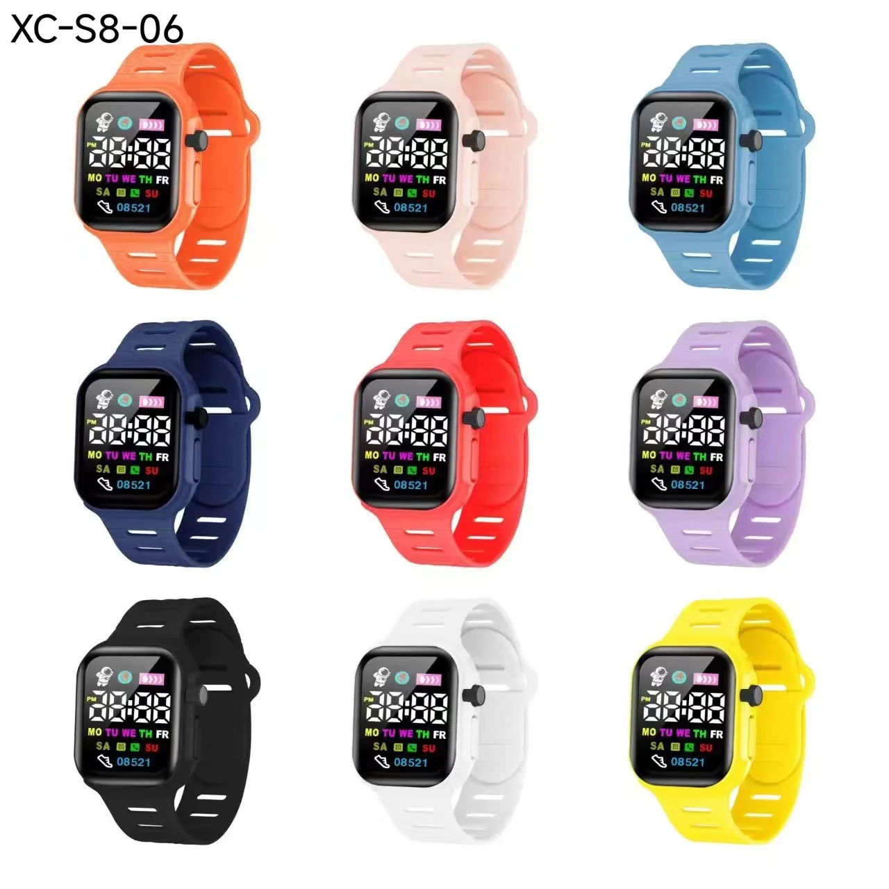 

Цифровые детские часы со светодиодным дисплеем, спортивные светящиеся электронные наручные часы для мальчиков и девочек, детские студенческие часы, подарок Relojes