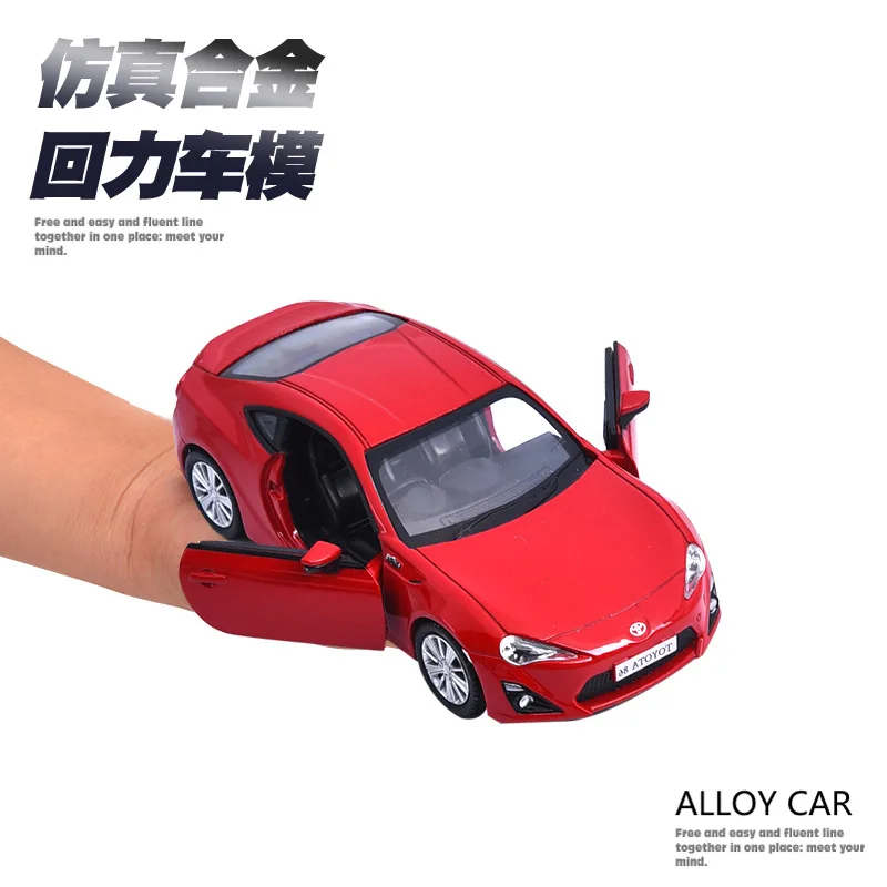 Maßstab 1:36 86, Legierung, Metalldruckguss, Miniatur-Rückziehfahrzeug, Sammlung, Weihnachtsgeschenk, Kinder- und Jungenspielzeug