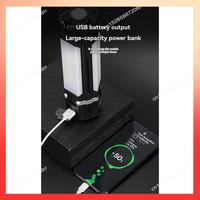 ABNR 3000MAH USB Rechargeable Flashlight Camping Light Work Light Portable Adjustable Repair Light Warning Light Work Light