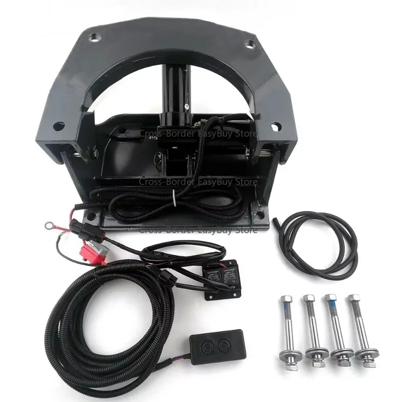 

Outboard Engine Power Tilt & Trim Plate Jack Plate Set for 40HP 55HP 60HP Electric Actuator Hydraulic Jack Plates up to 600hp