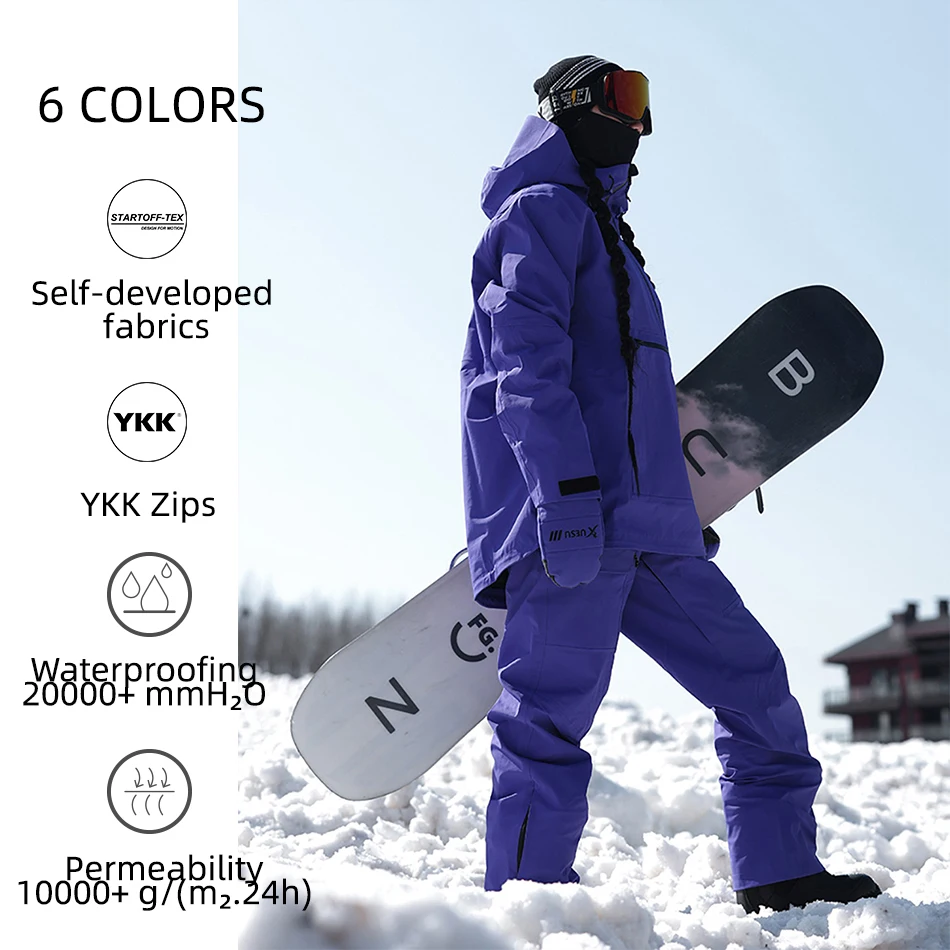 

XNOW 3L куртки для сноубординга мужской свитер с капюшоном мужские водонепроницаемые женские лыжные пальто новые спортивные утепленные теплые лыжные куртки на открытом воздухе