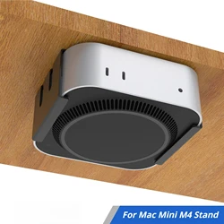 Under Desk Mount For Apple Mac mini M4 2024 For Vesa Display Bracket Metal Wall Mount Bracket