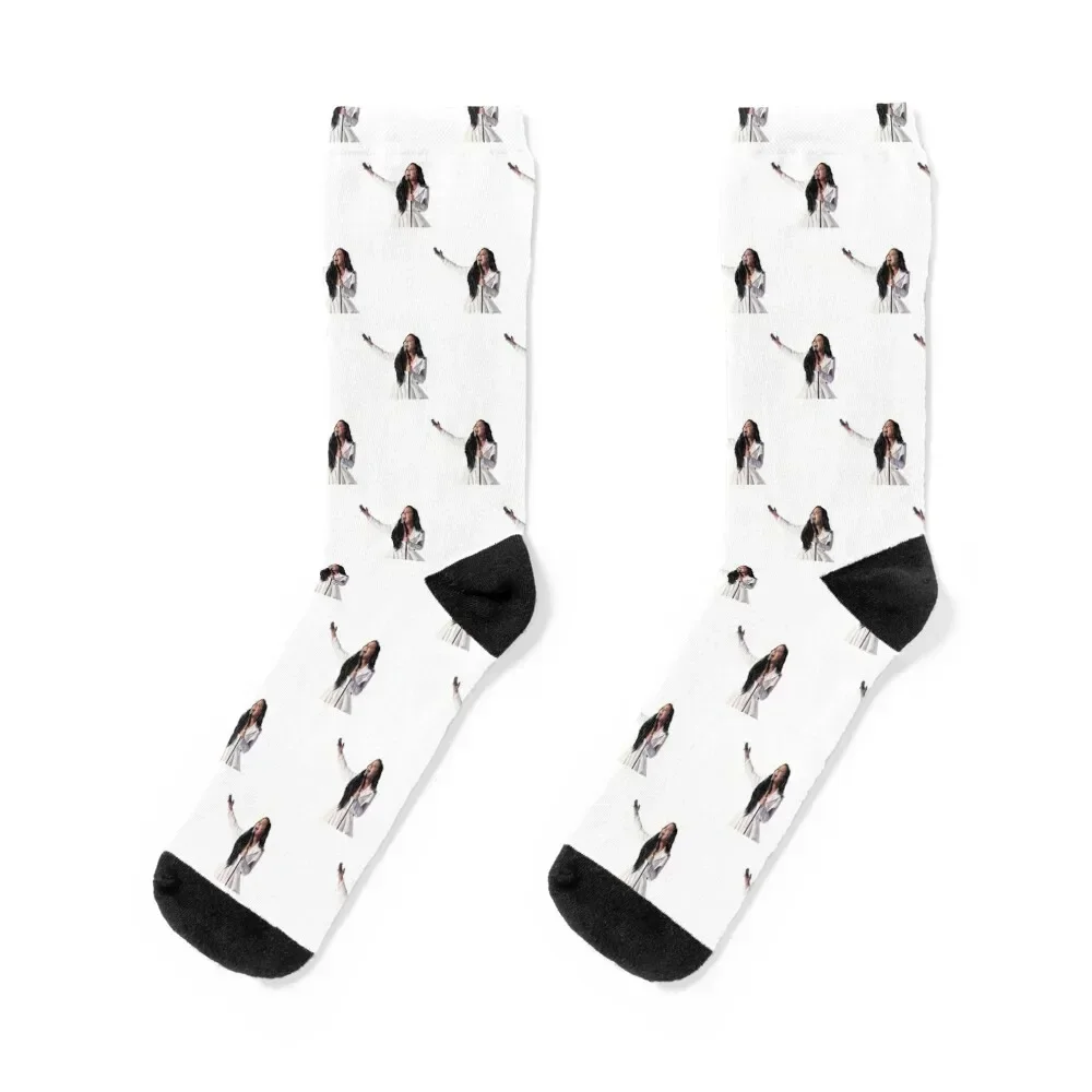 

Demi Lovato Socks Soccer japanese fashion anime snow Socks Ladies Men's