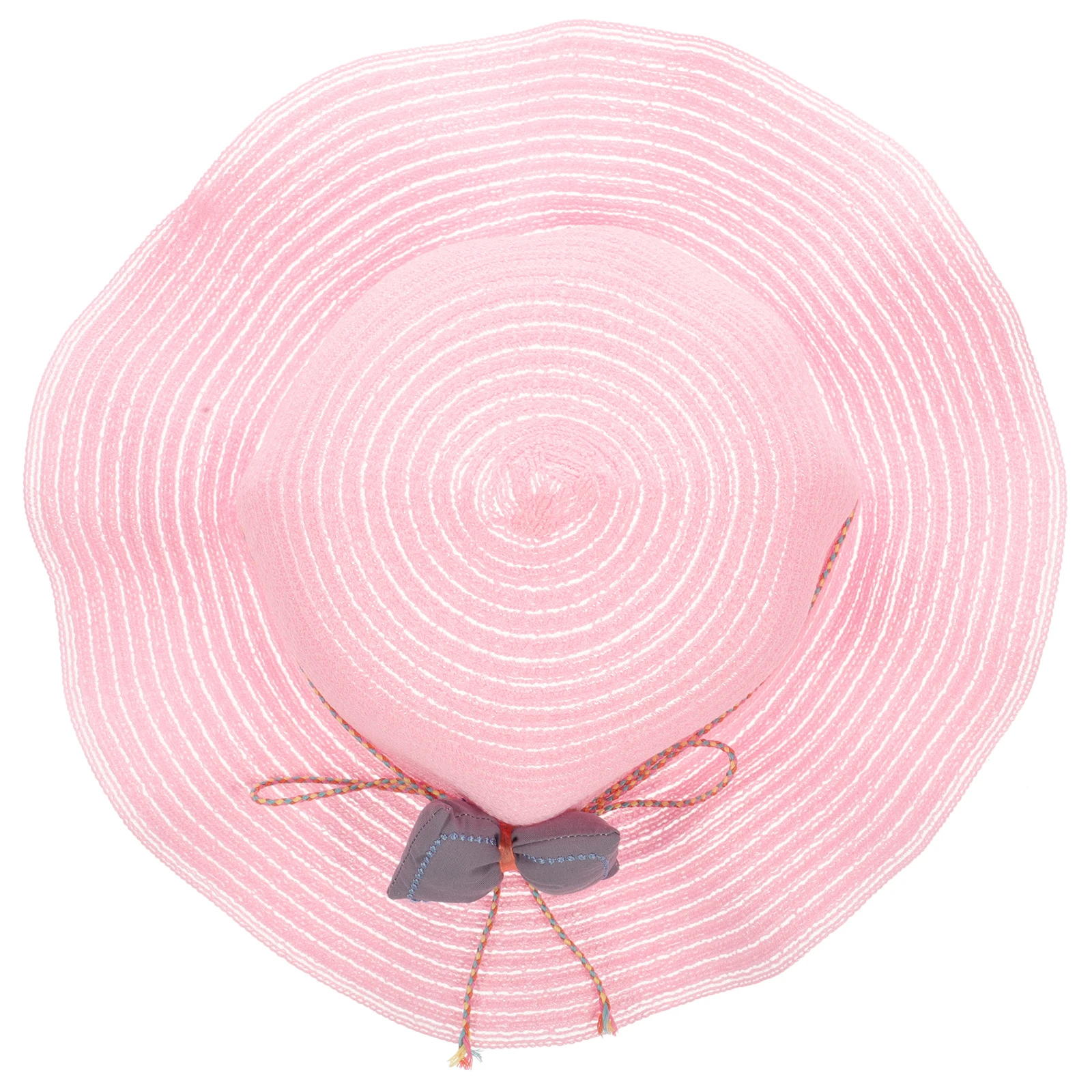 

Sun Hat Kids Sun-wide-brim-bucket-hat Girls Straw Beach Women's Fashion Baby Travel Decorative Toddler Breathable