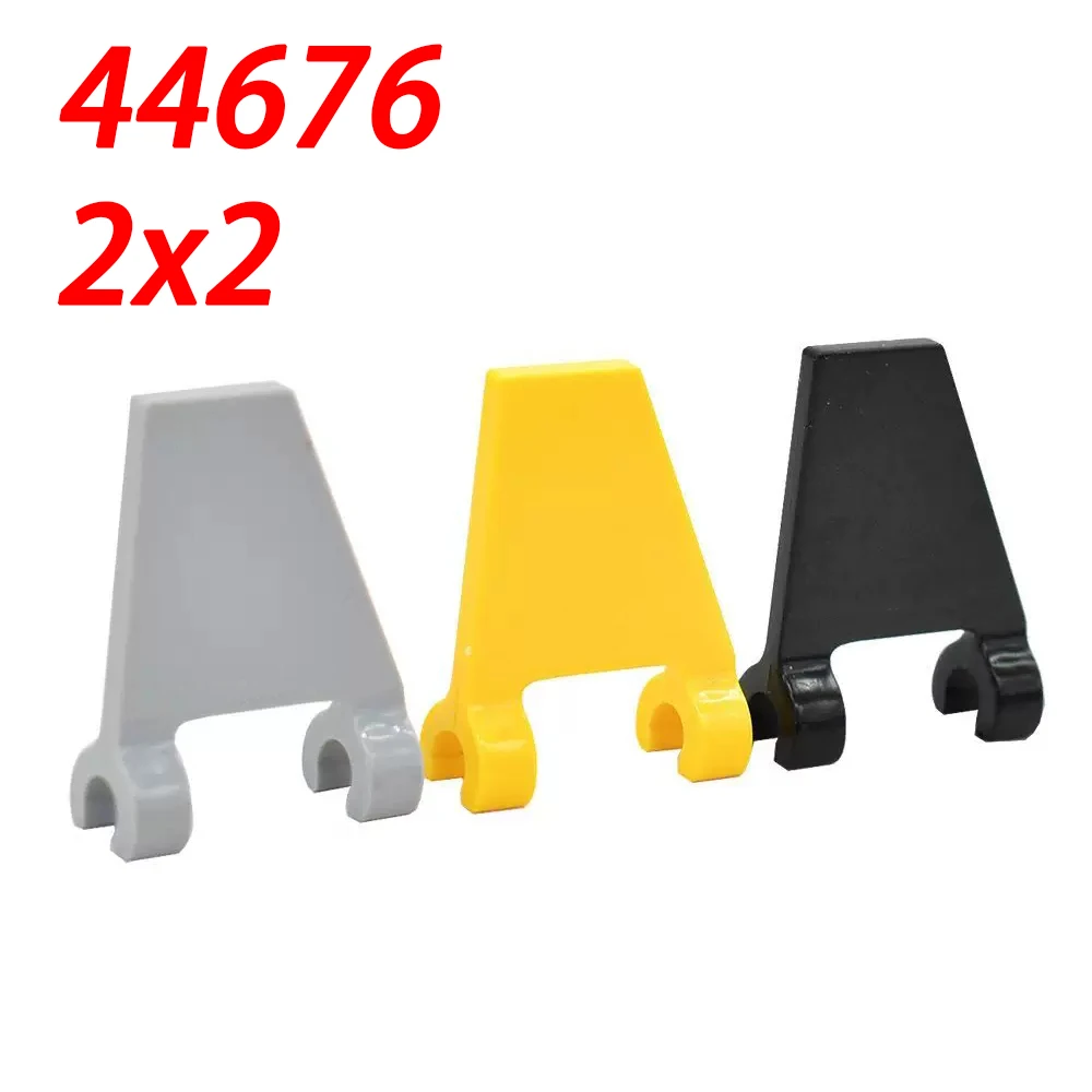 50g 118PCS MOC 44676 Special Bricks Parts 2x2 26 Degree Sloped Flag Sign Plate Building Blocks DIY Educational Assembly Toys