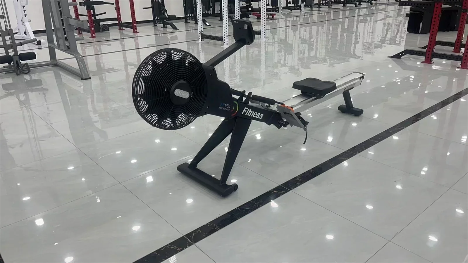 

Factory Gym Fitness Equipment Cardio Foldable Resistance Magnetic Air Fan Rowing Machine Air Rower