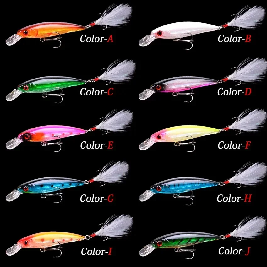 Kit señuelos para carpa: Crankbait Minnow Swimbait Wobbler - imagen 4