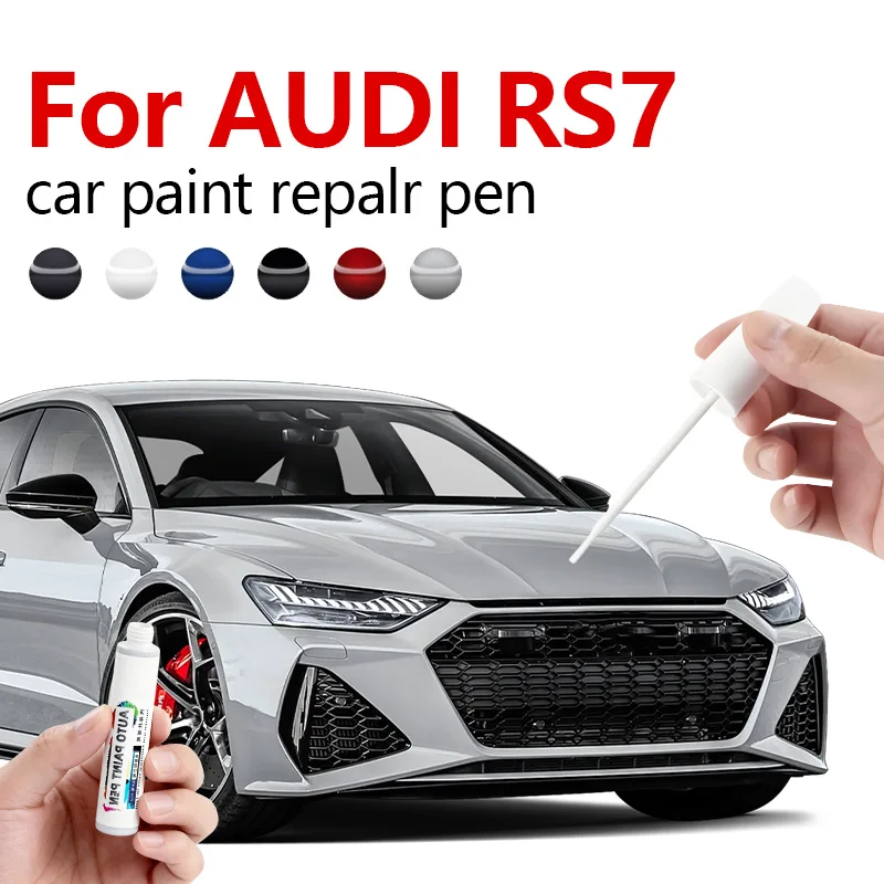 

Для 2013-2023 AUDI RS7 Ручка для ремонта автомобильной краски Аксессуары Белый LY9L Черный LY9B Серый LX7G Коричневый LZ8S Синий LX5B Серебристый LZ7G