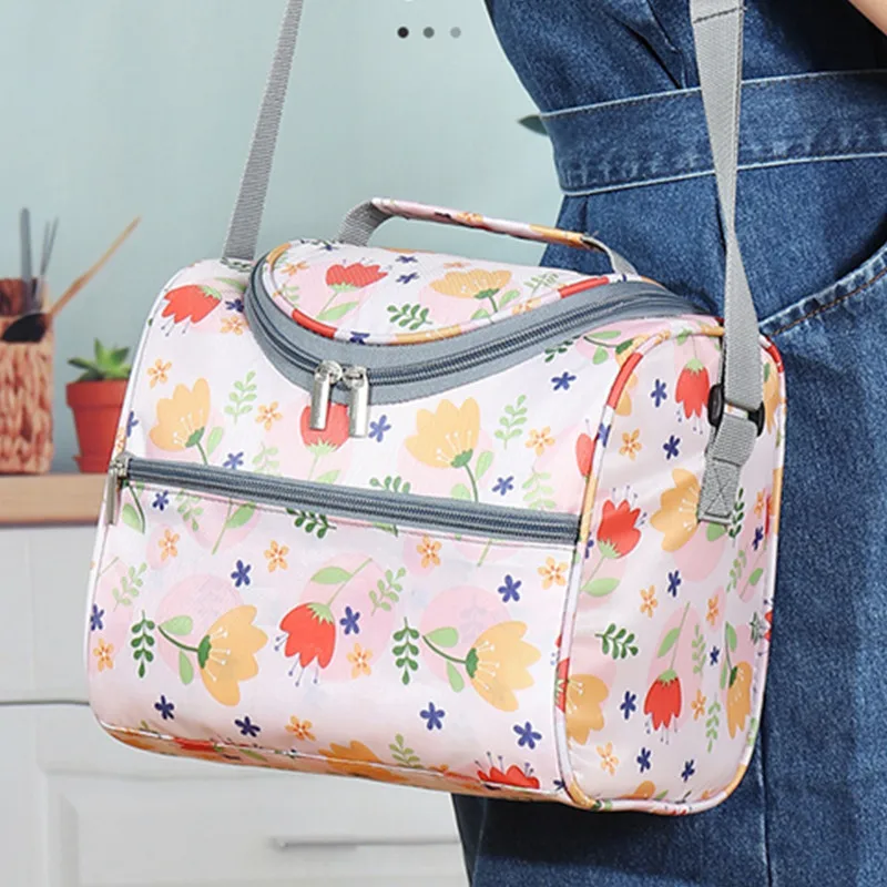 Camping Cooler Bag Portable Outdoor Women Fridge Thermal Food Door Picnic Storage Box For Beach Travel Supplies New Accsesories