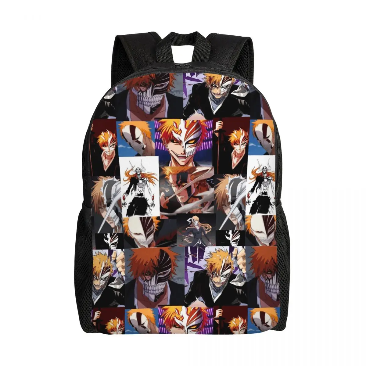 

Custom Bleach Anime Backpack for Men Women Water Resistant School College Bag Printing Bookbags