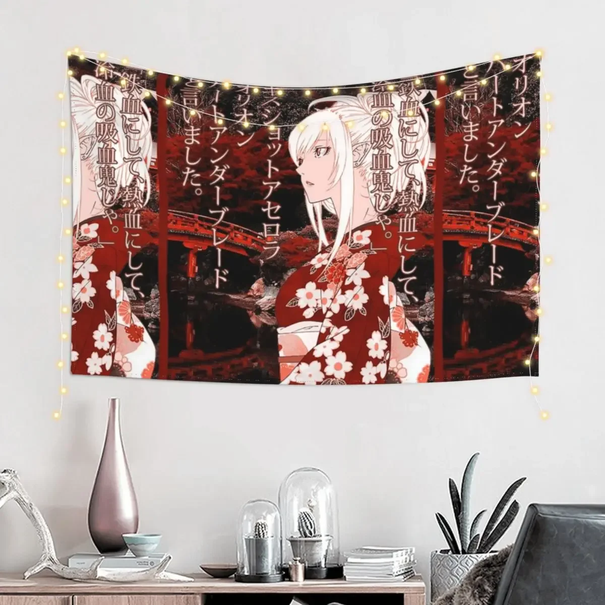 Kiss-Shot Yukata Tapestry Room Decorations Room Decoration Korean Style Bedroom Deco Tapestry