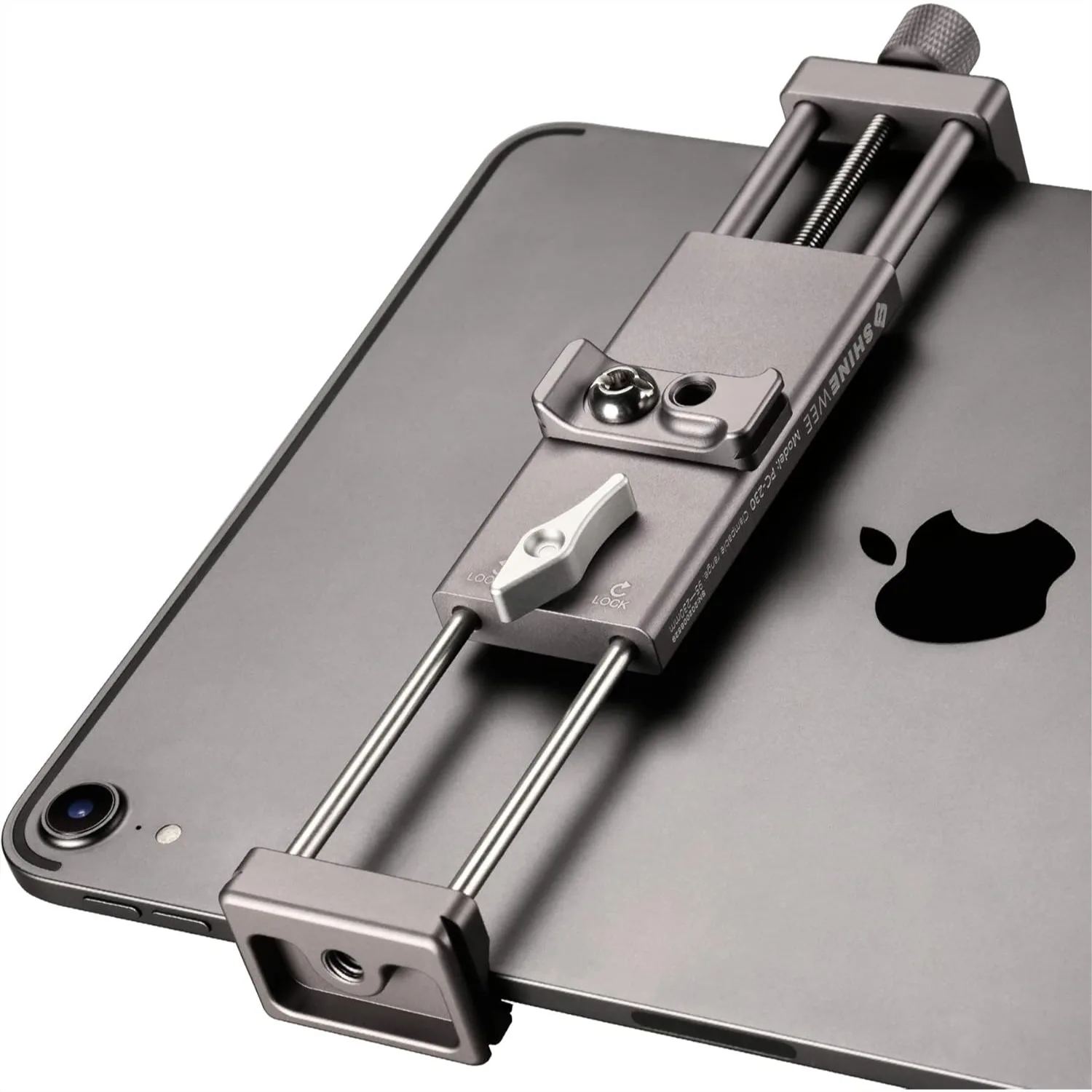 

Universal Tablet Tripod Holder with 1/4" Screw & Arca-Swiss Mount, Adjustable Clamp for iPad Mini/Air/Pro