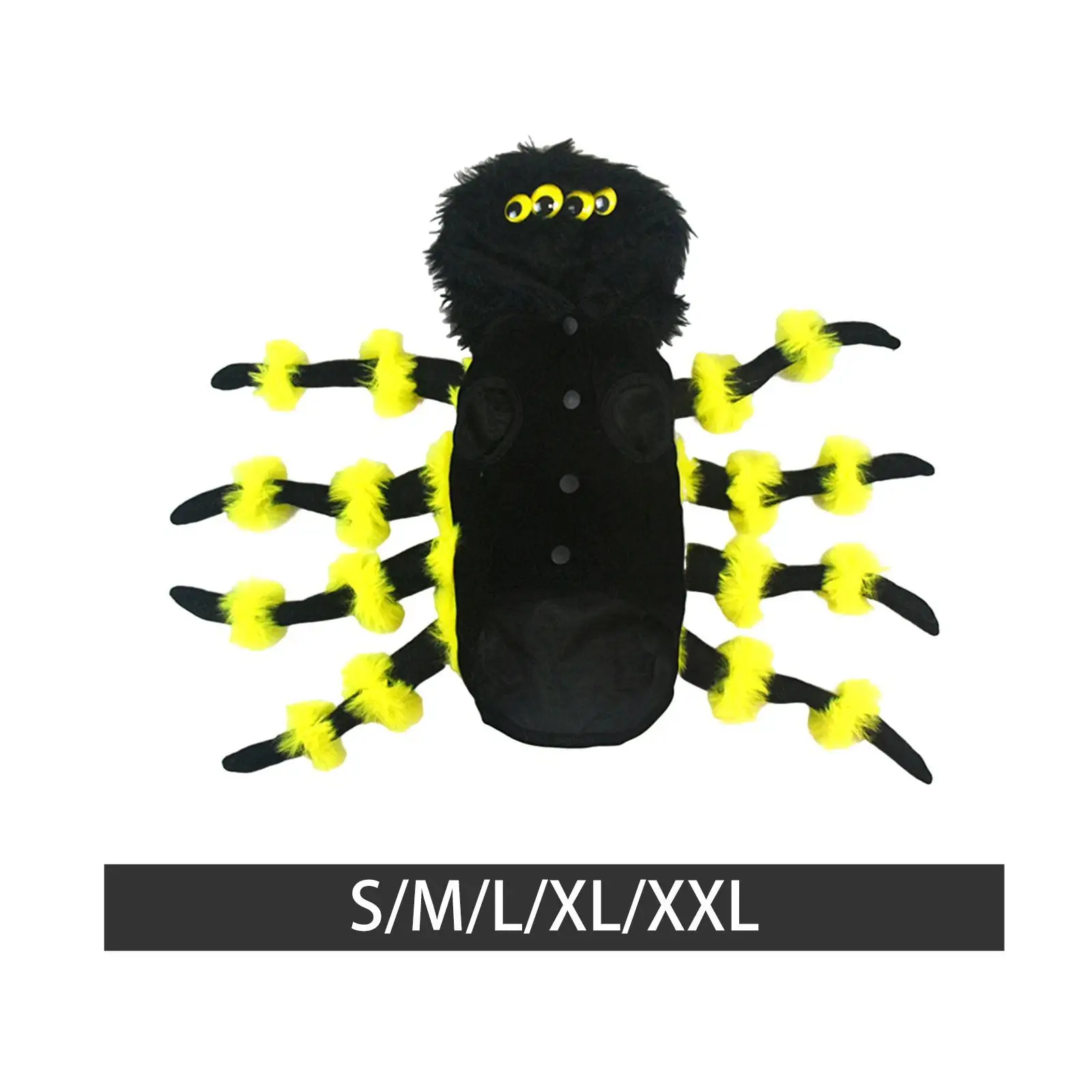 Dog Cat Spider Costume Movable Eyeballs with Buckle Decoration Accessory for Holiday Halloween Cosplay Theme Party Party