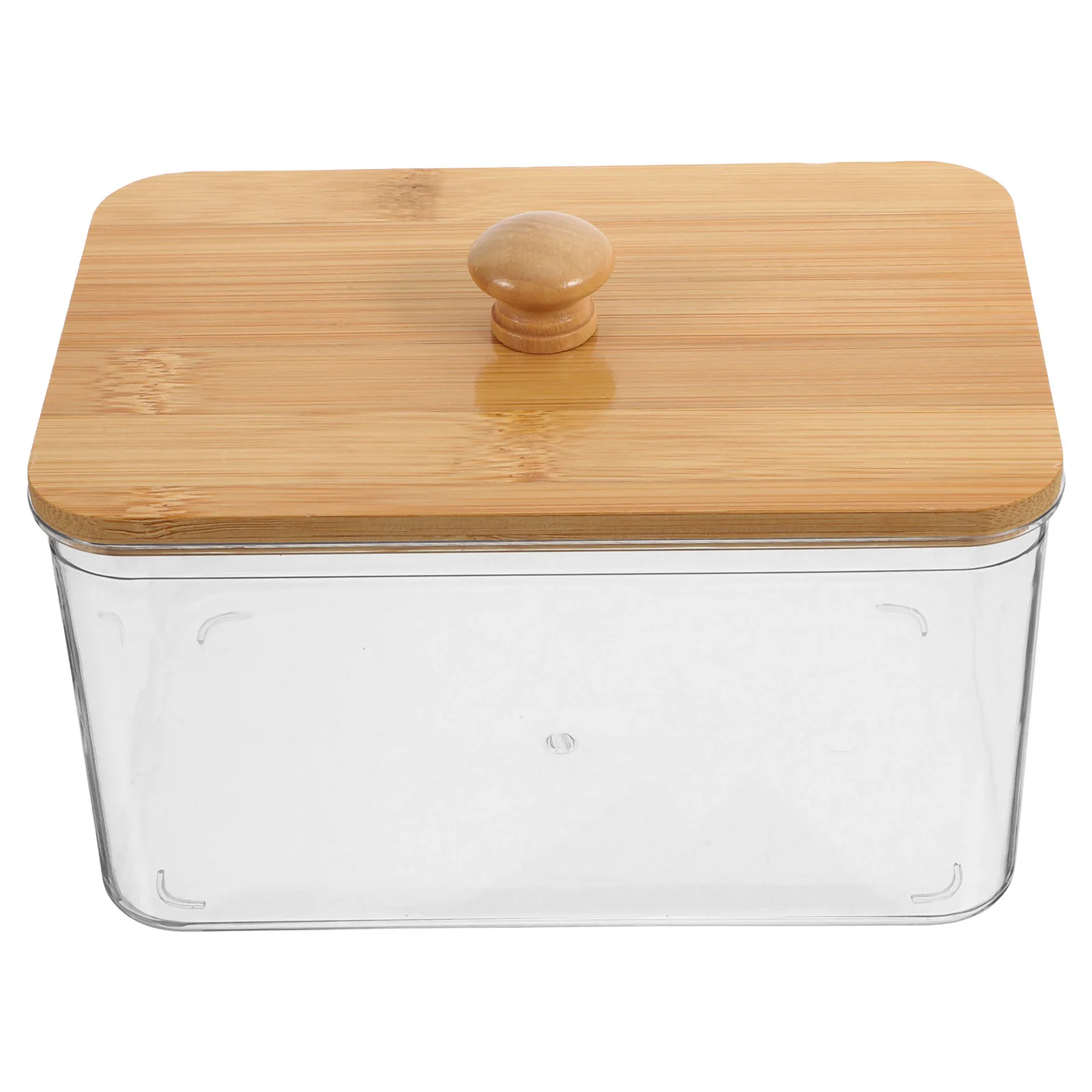 

1pcs Transparent Pod Container Lid Pet Bamboo Dryer Sheets Organizer Jar Storage For Laundry Room Essentials Dryer Sheet